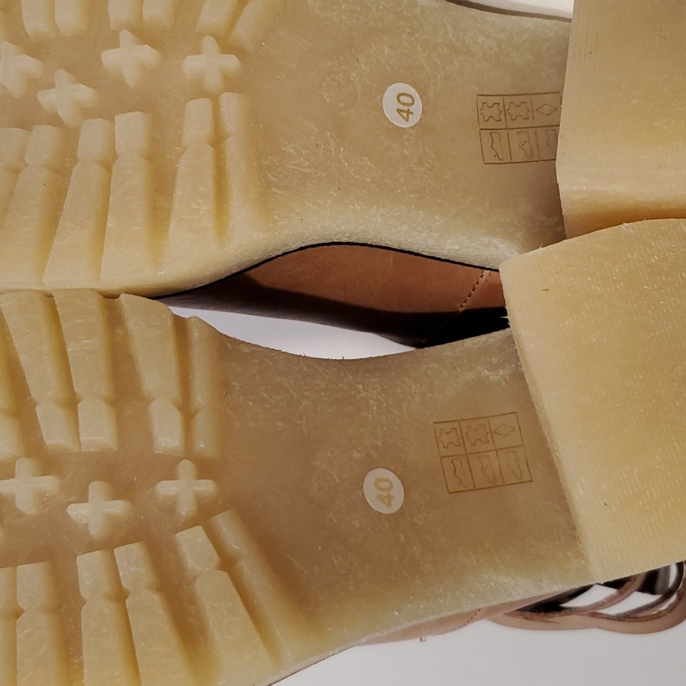 Free People Jesse Cut Out Platform Boot In Tan Size 10 NWOT'S - Picture 9 of 11